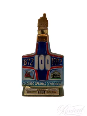 1972 Jim Beam Colorado Springs Centennial Decanter (Vintage)