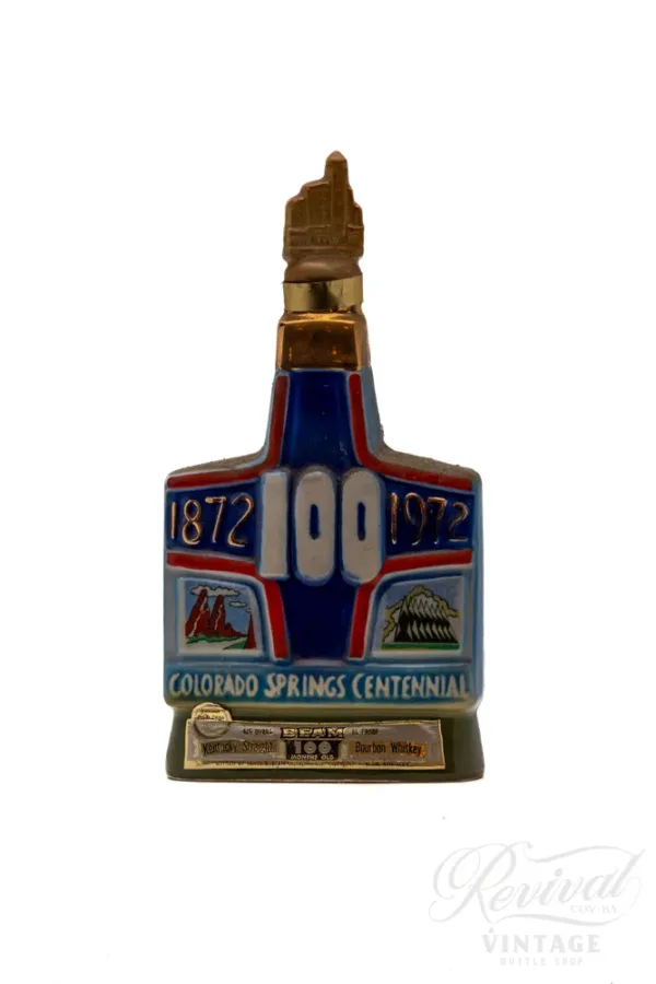 1972 Jim Beam Colorado Springs Centennial Decanter (Vintage)