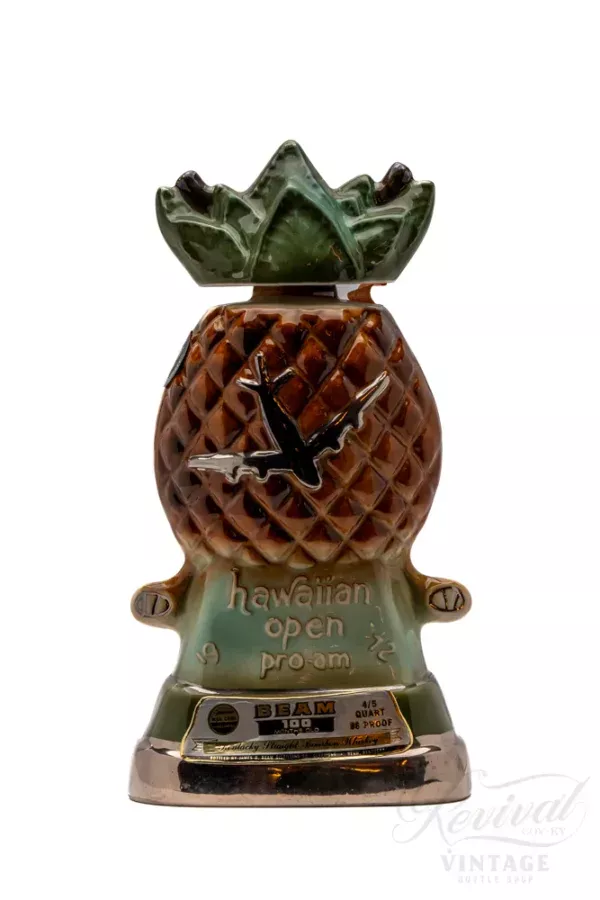 1972 Jim Beam Hawaiian Open Pineapple Decanter (Vintage)