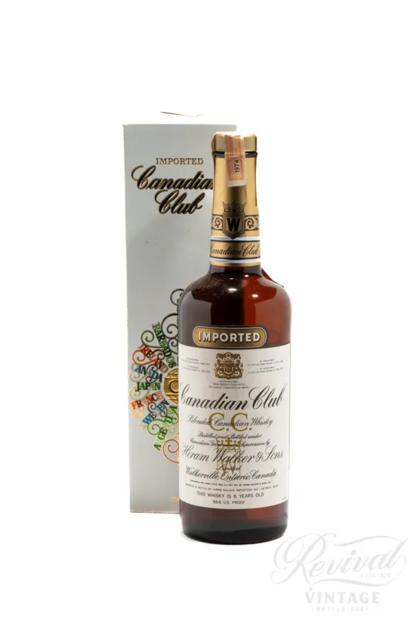 1974 Canadian Club Blended Canadian Whisky (Vintage)