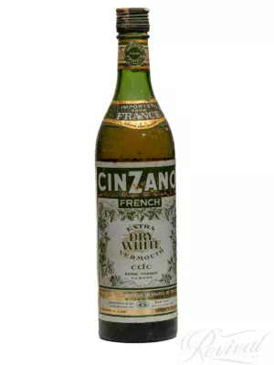 Circa 1970's Cinzano Extra Dry White Vermouth (Vintage)