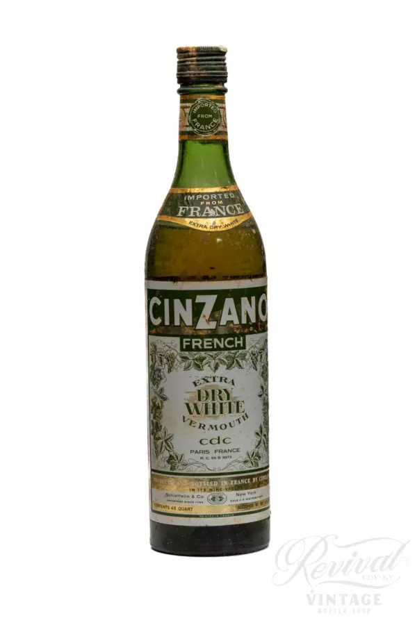 Circa 1970's Cinzano Extra Dry White Vermouth (Vintage)