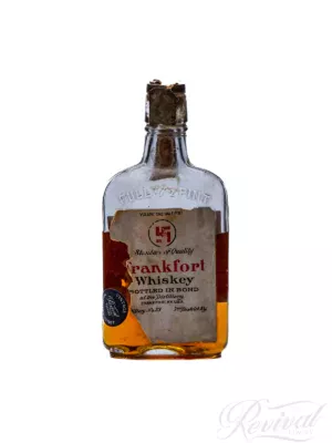 Circa 1913 Frankfort Whiskey Straight Bourbon Whiskey (Pre Prohibition)