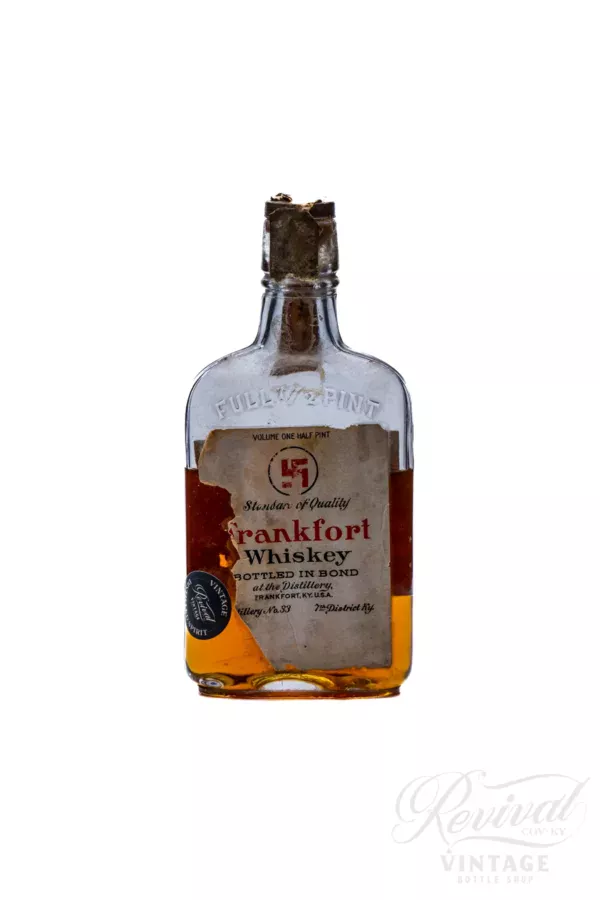 Circa 1913 Frankfort Whiskey Straight Bourbon Whiskey (Pre Prohibition)