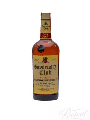 1976 Governor's Club Blended Whiskey (Vintage)