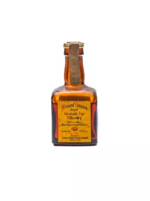 1936 Mount Vernon Brand Straight Rye Whiskey (Vintage)