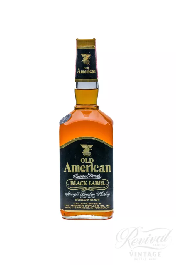 1977 Old American Straight Bourbon Whiskey (Vintage)