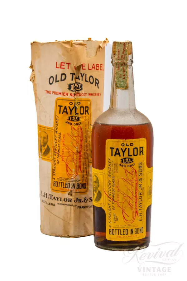 1917 Old Taylor Straight Kentucky Whiskey (Vintage)