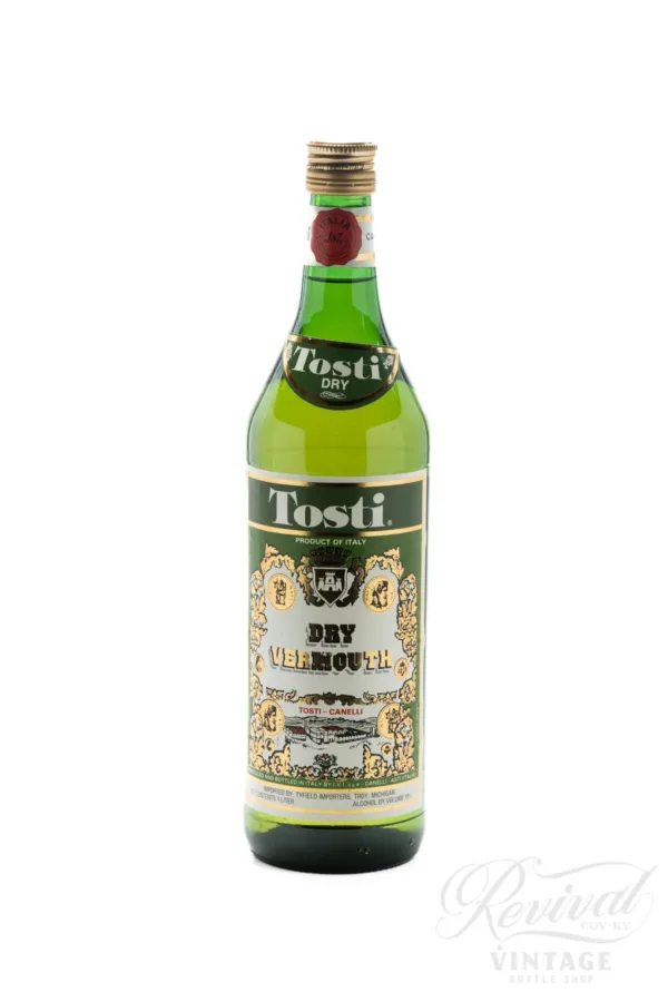 Circa 1980's Tosti Dry Vermouth (Vintage)