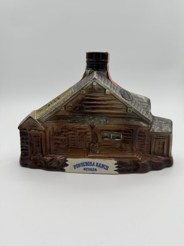 1969 Jim Beam Kentucky Straight Bourbon Whiskey Ponderosa Ranch Nevada Decanter (Vintage)
