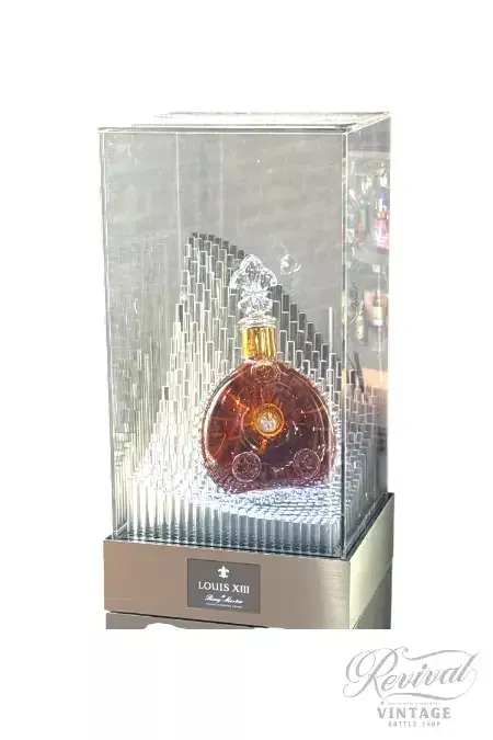 Circa 2000's Remy Martin Louis XIII Display Case and Bottle (Vintage)