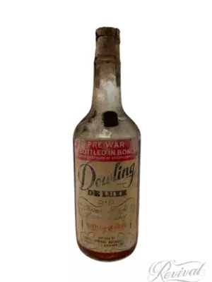 1946 Dowling Deluxe Kentucky Straight Bourbon Whiskey Bottled In Bond